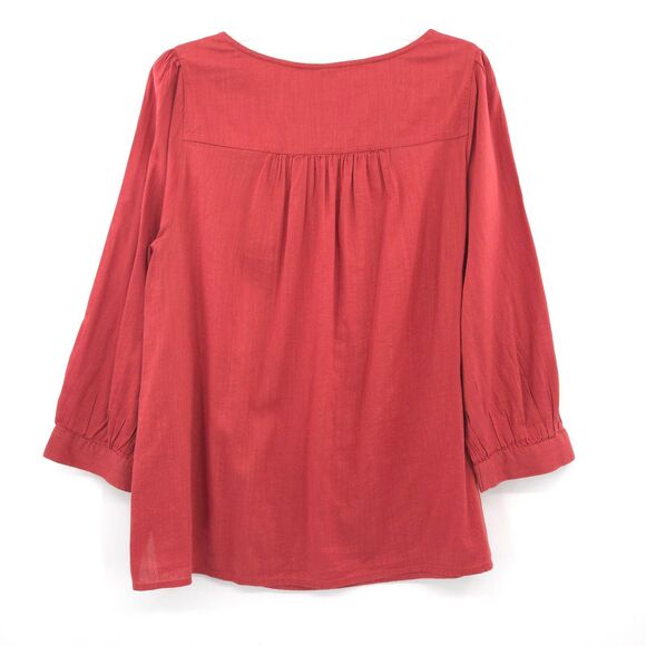 Old Navy square neck peasant tunic top Size XL cotton blend Boho - Picture 8 of 8